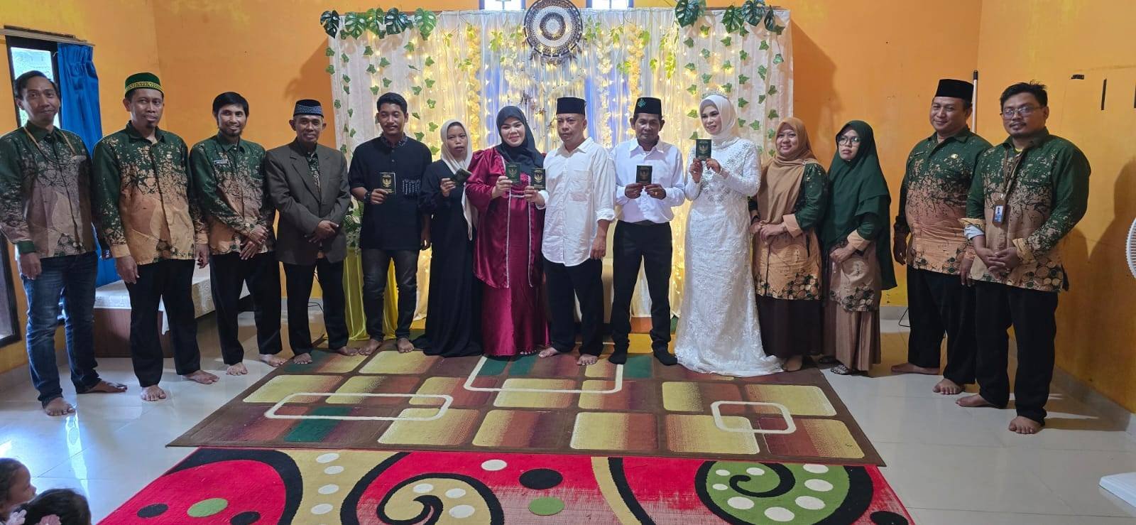 KUA Bontang Selatan Laksanakan Nikah Massal dalam Program GAS Pencatatan Nikah
