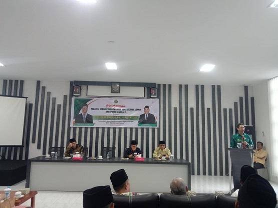 Ka.KUA Kec. Bathin Solapan Ikuti Pembinaan Pegawai oleh Staf Ahli Menteri Agama, Dr. Faisal Ali Hasyim di Kankemenag Kab. Bengkalis