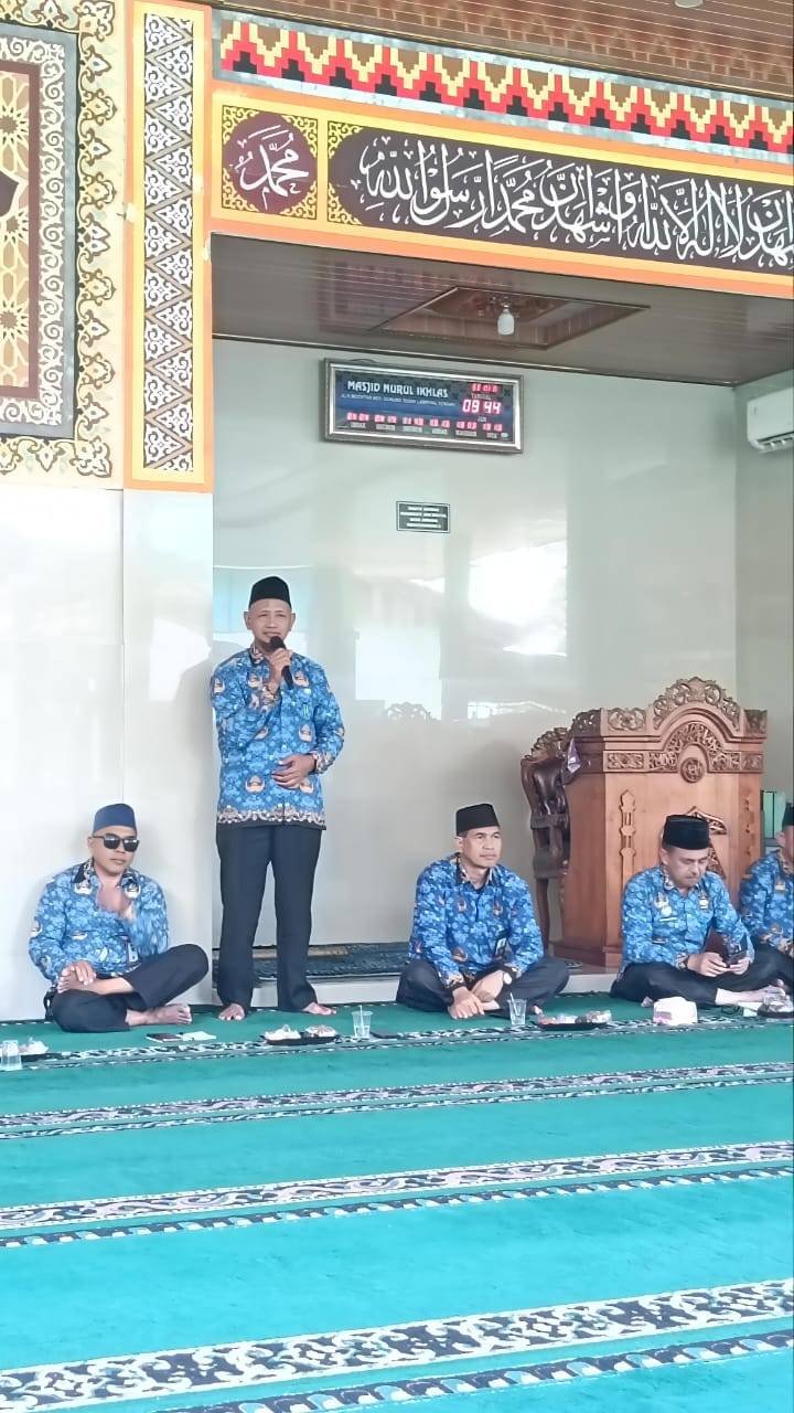 H. Ali Muhtar S.Ag., M.Sy. Menjadi Pembicara pada Pengajian Rutin Kemenag Lampung Tengah