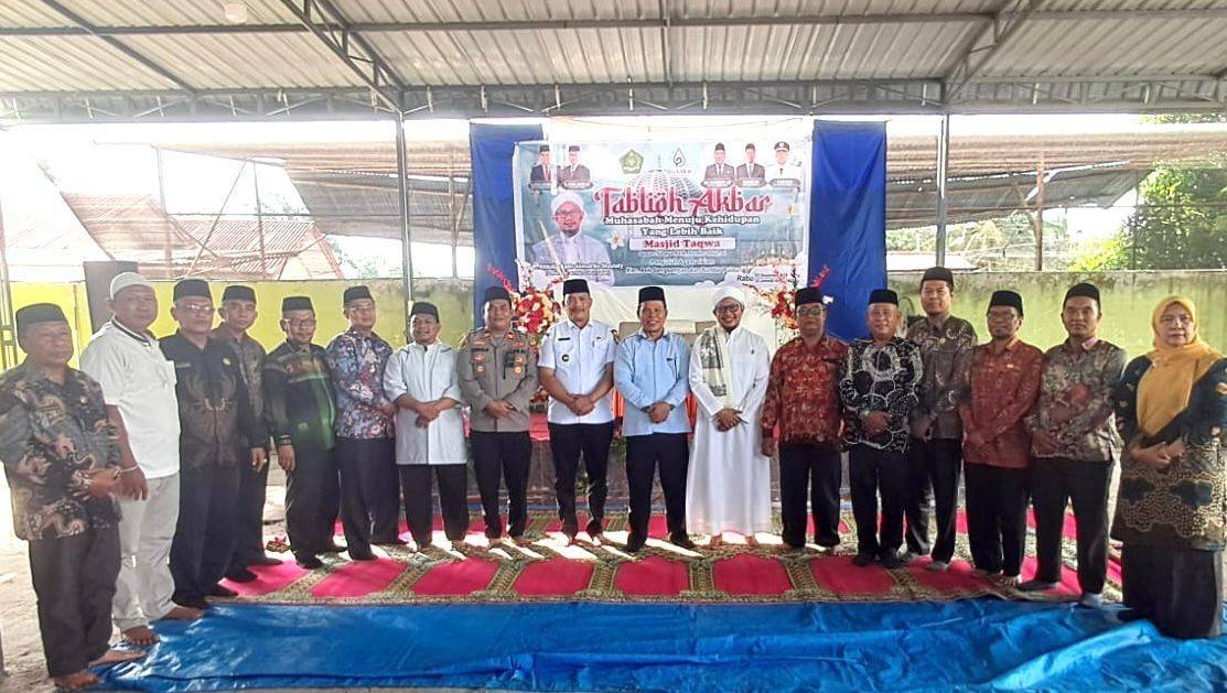 Kepala KUA Sei Kepayang Hadiri Tabligh Akbar di KUA Bandar Pulau dan Aek Songsongan