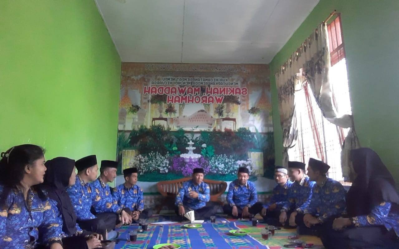 Bahas 5 Budaya Kerja, KUA Siempat Nempu Rapat Koordinasi Bersama Staf dan PPPK yang Baru dilantik