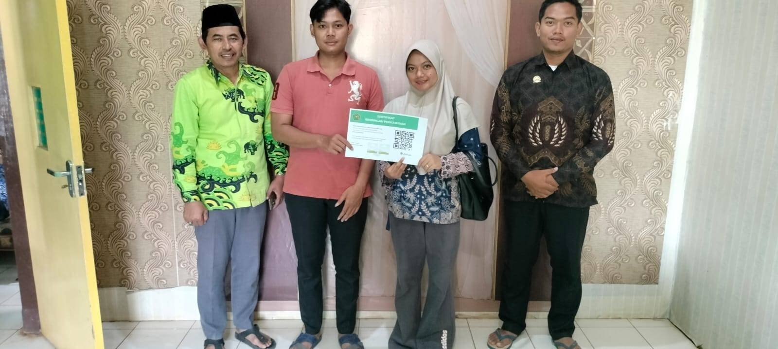 KUA Sekampung Udik Gelar Bimwin Mandiri Dua Pasang Catin