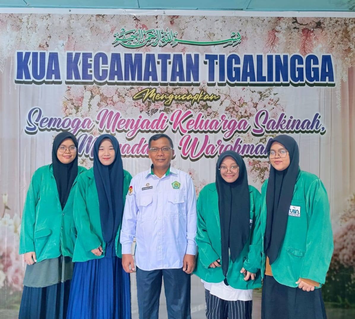 KUA Tigalingga Terima Kunjungan Mahasiswa UINSU Konsultasi Layanan KUA