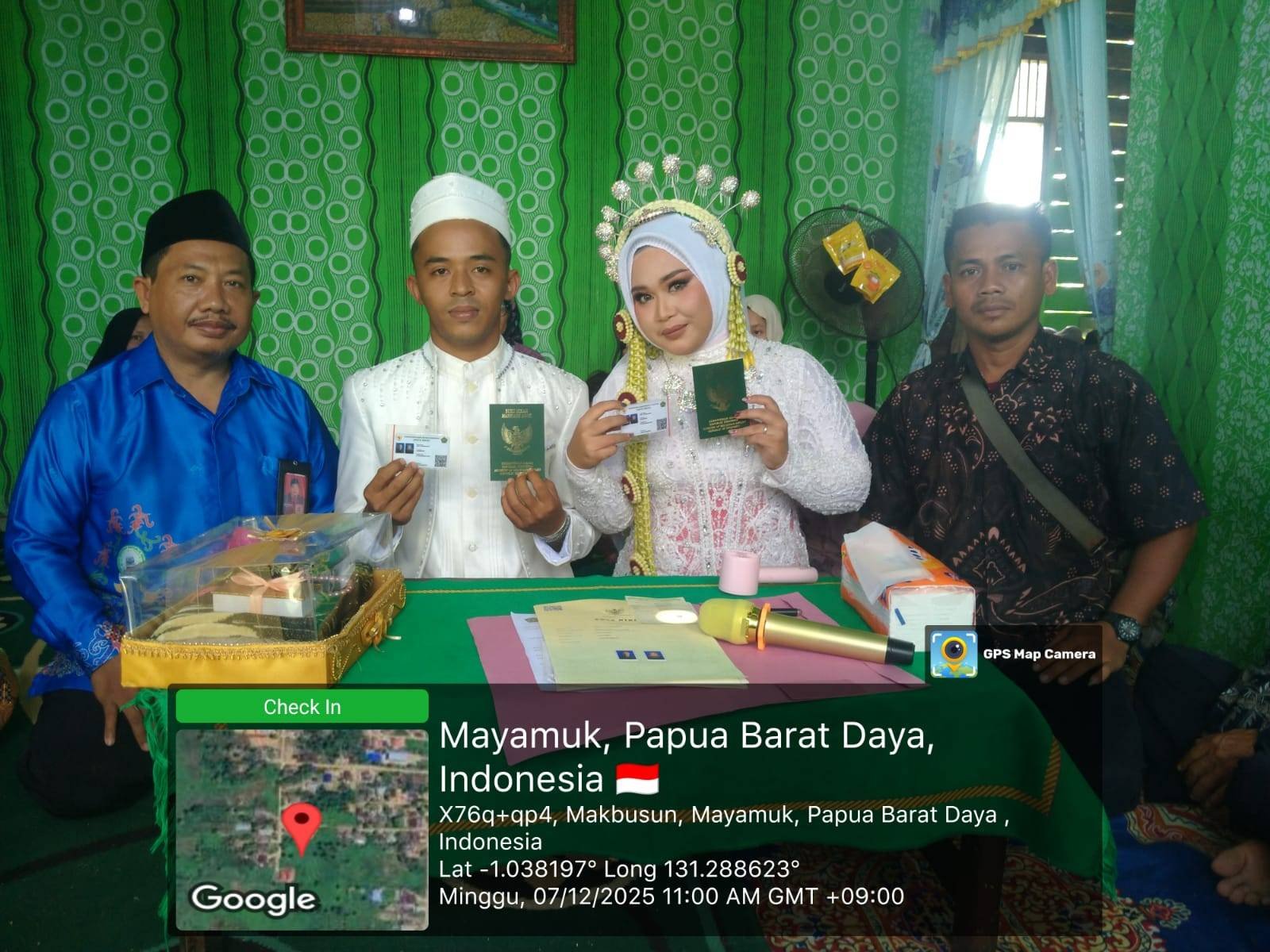 KUA Distrik Mayamuk Semangat Melayani Pengawasan Nikah di Akhir Tahun 