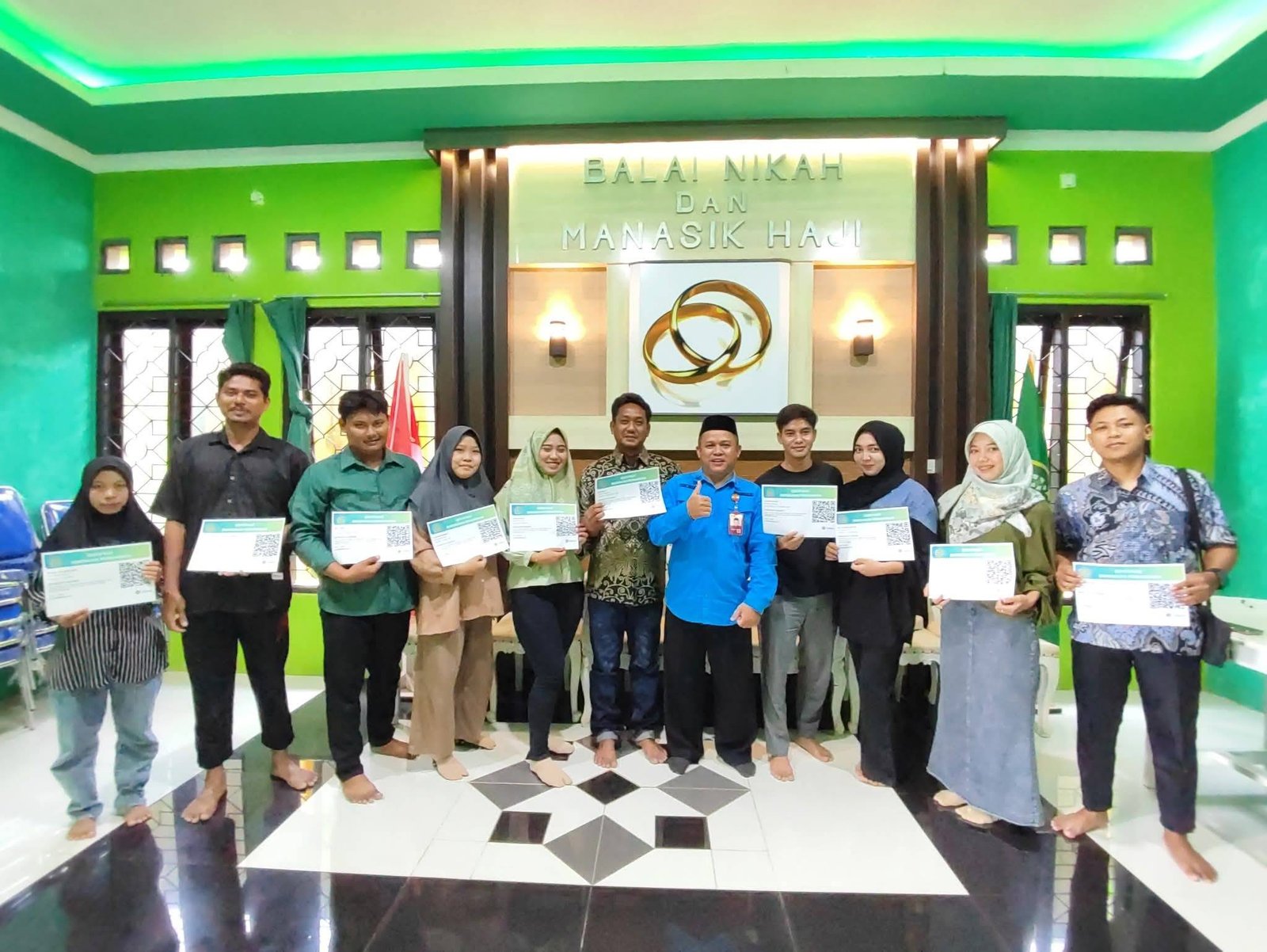 KUA Distrik Salawati Melakukan Bimwin 5 Pasutri