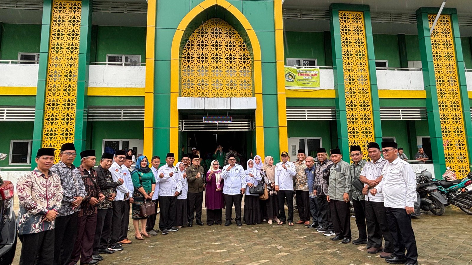Ka. KUA Gunung Maligas Hadiri Penyerahan Bantuan ASN Kemenag Simalungun ke Kemenag Langkat