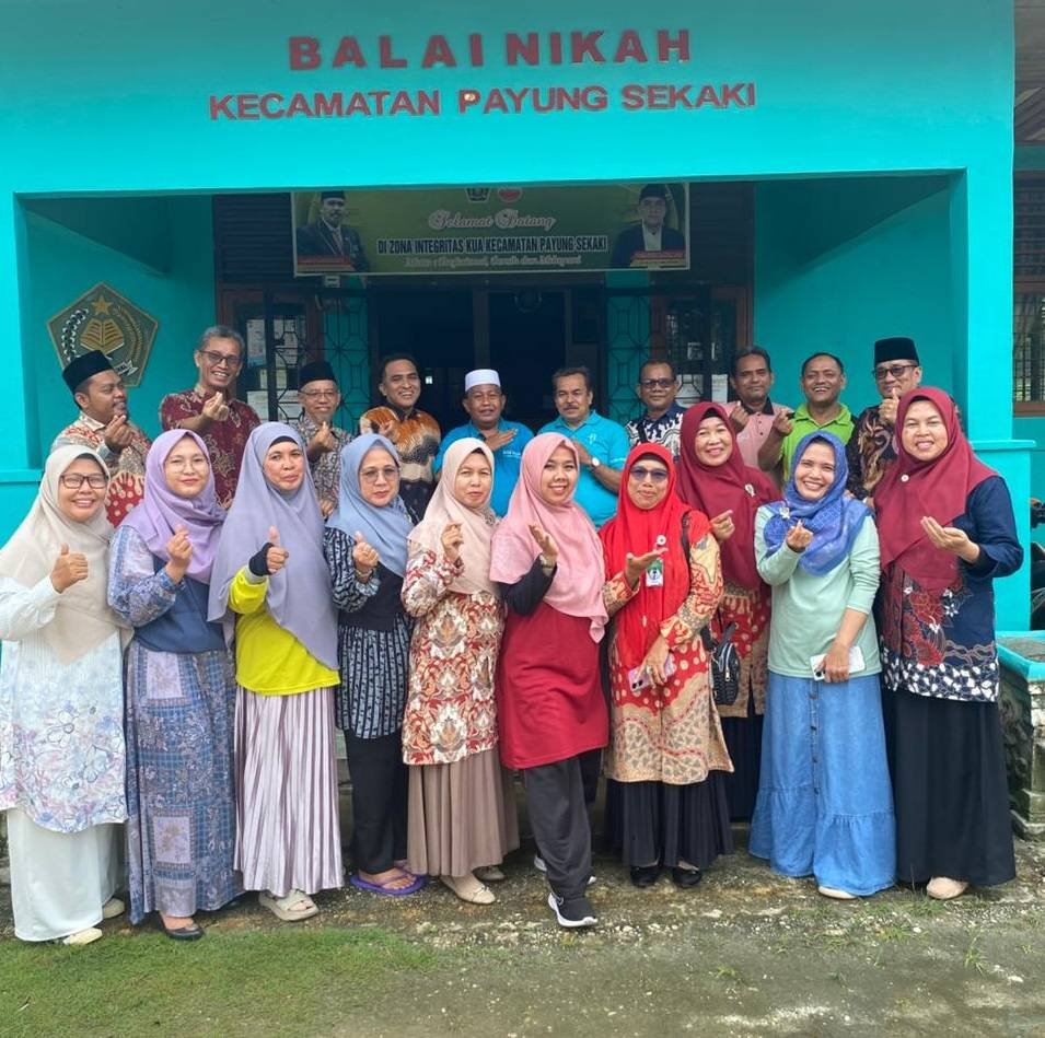 KUA Payung Sekaki Mendapat Pembinaan Dari Kasi Bimas Islam Kemenag Kota Pekanbaru