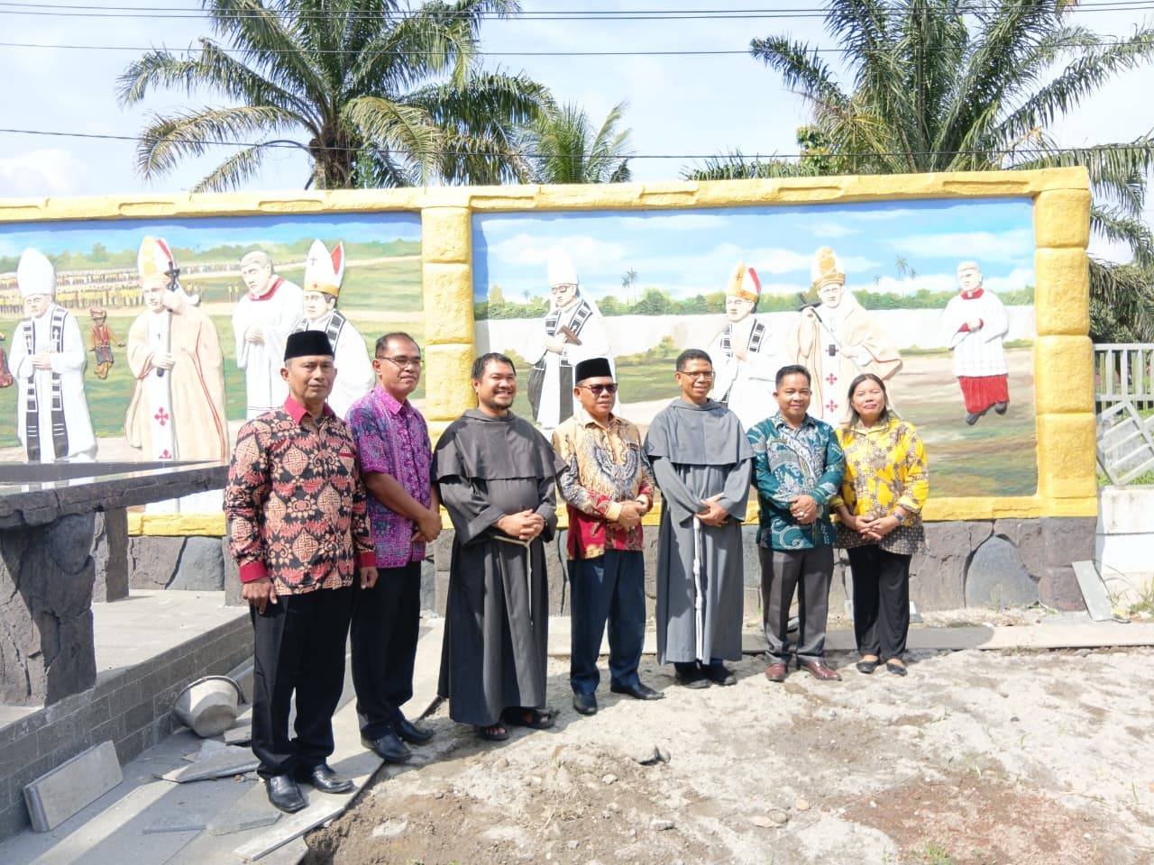 Ka. KUA Pancur Batu Dampingi Kakan Kemenag dalam Ziarah Moderasi Beragama 