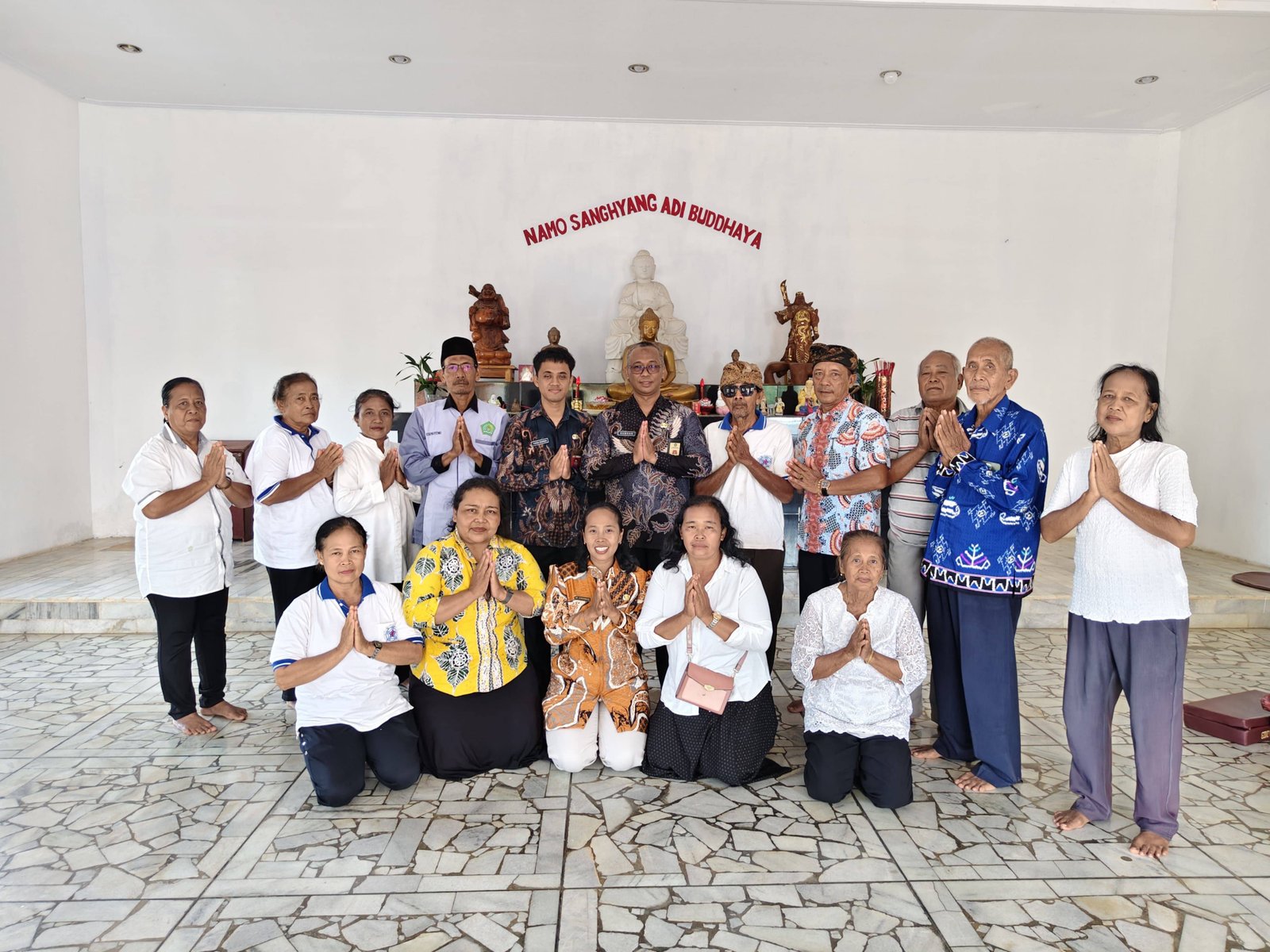 KUA Batanghari Perkuat Moderasi Beragama Melalui Penilaian Vihara Sehat HAB ke-80