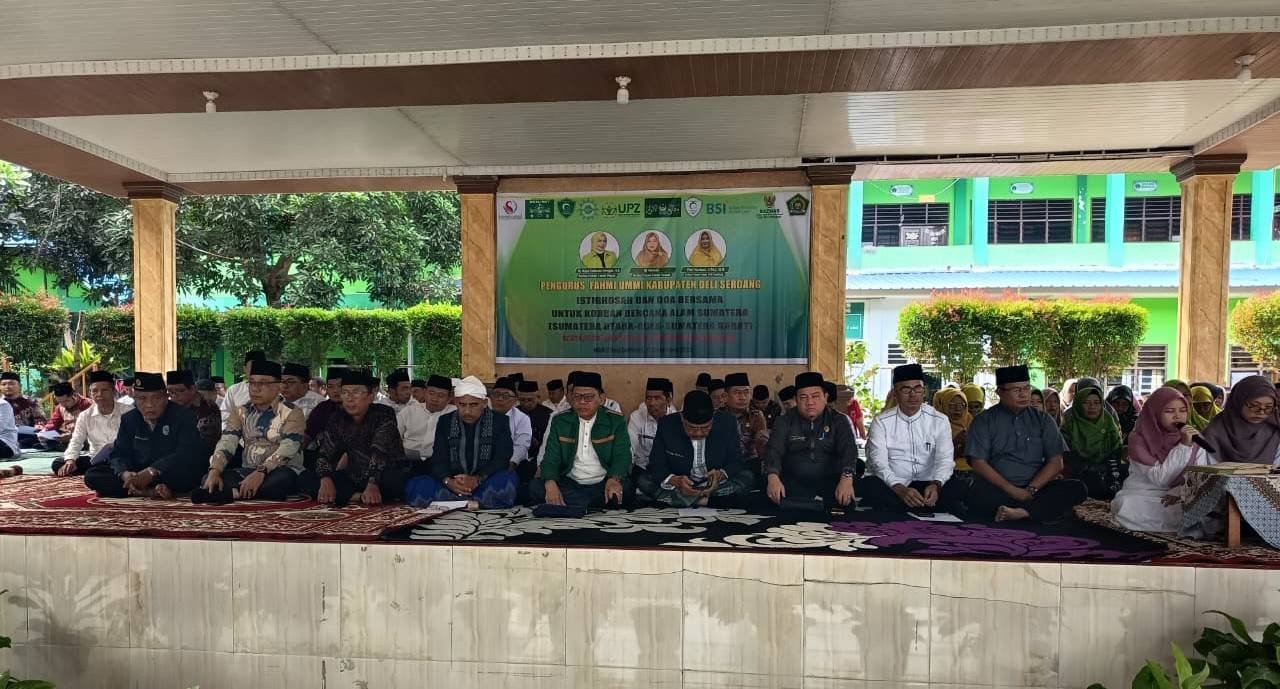 Doa Menggema dari MAN 2 Deli Serdang: KUA STM Hilir dan Jajaran Kemenag Satukan Hati untuk Sumatera