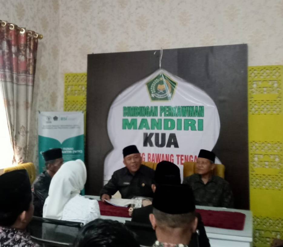 Kepala KUA Tulang Bawang Tengah Pimpin Akad Nikah Berlangsung Lancar dan Penuh Keberkahan