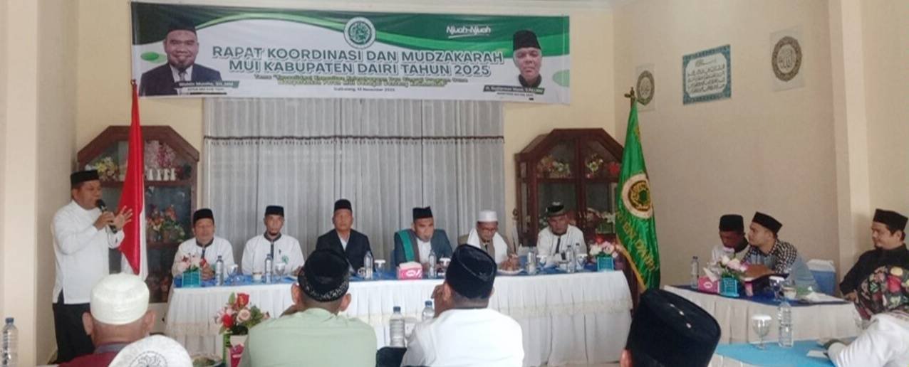 Kepala KUA Berampu Hadiri Rapat Koordinasi dan Mudzakarah MUI Kabupaten Dairi Tahun 2025