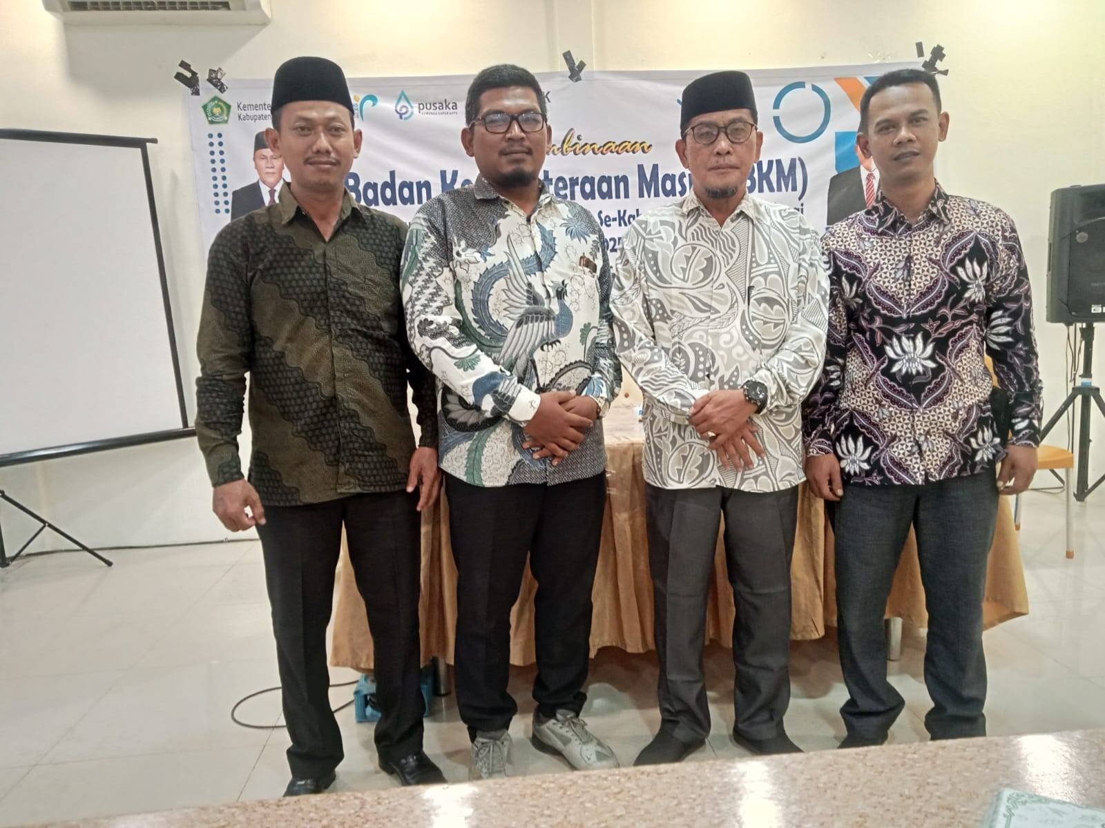 KUA Bandar Khalifah Hadiri Pembinaan BKM se-Kabupaten Serdang Bedagai