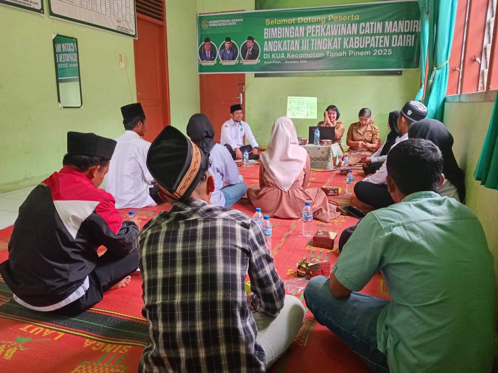 KUA Tanah Pinem Gelar Bimbingan Perkawinan Catin Mandiri Angkatan ke-III Tahun 2025