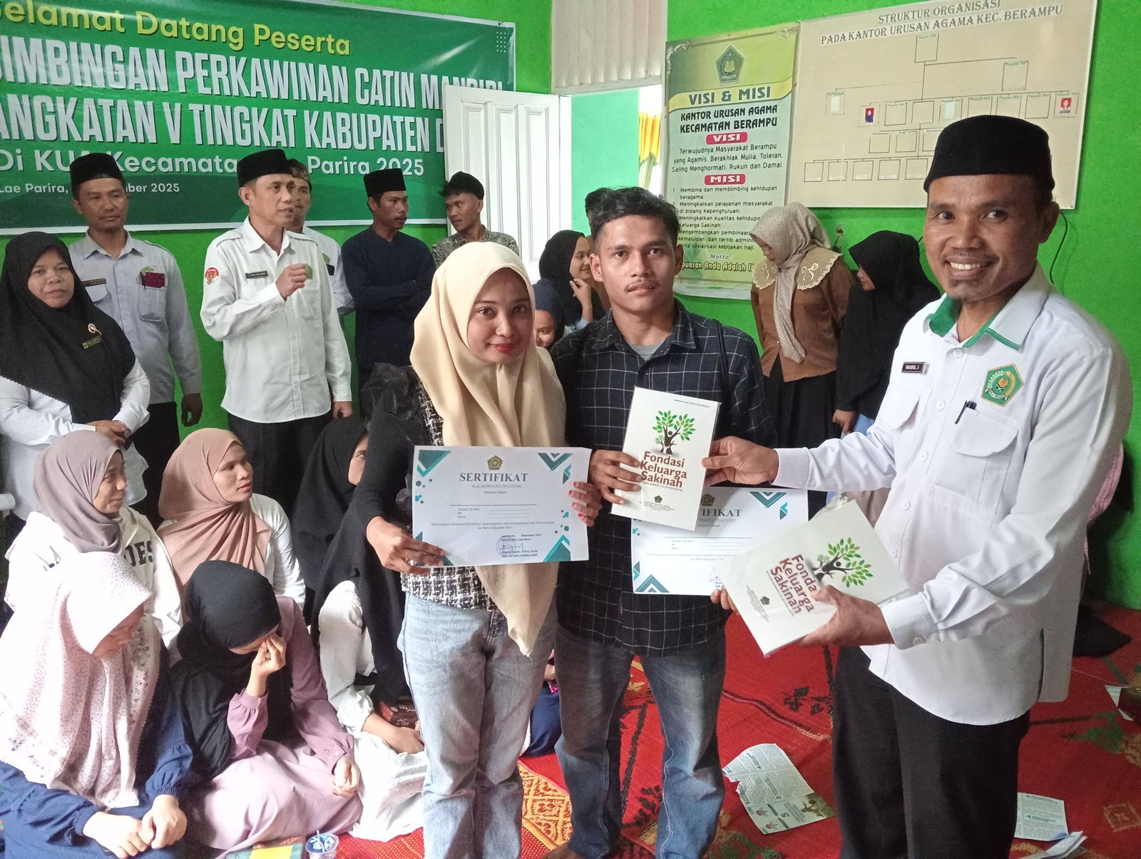 Binwin Catin Mandiri Angkatan V KUA Lae Parira : Ayah Pengukir Karakter, Pilar Utama Keluarga
