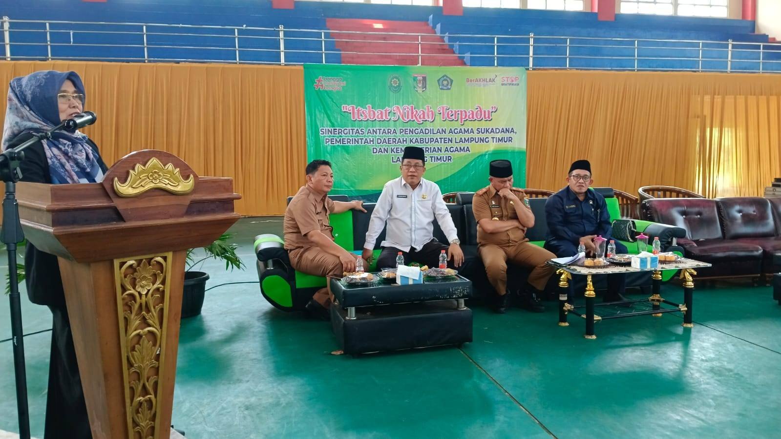 Kepala KUA Way Bungur Hadiri Isbat Nikah Terpadu