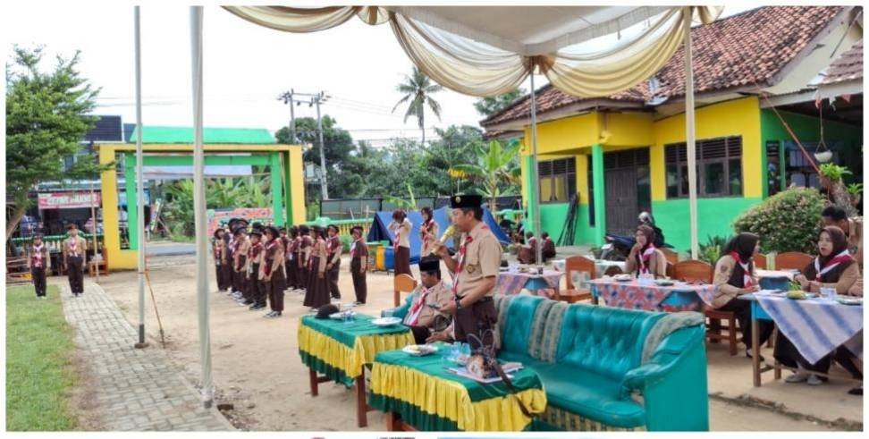 KUA Labuhan Ratu Dampingi Pelantikan Pasukan Wira