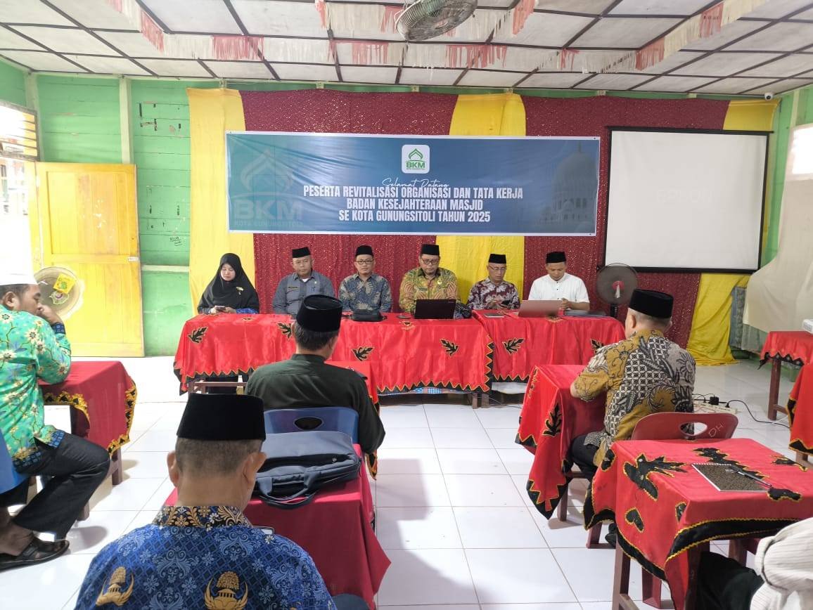 Ka. KUA Gunungsitoli Ikuti Kegiatan Revitalisasi Organisasi dan Tata Kerja BKM se-Kota Gunungsitoli