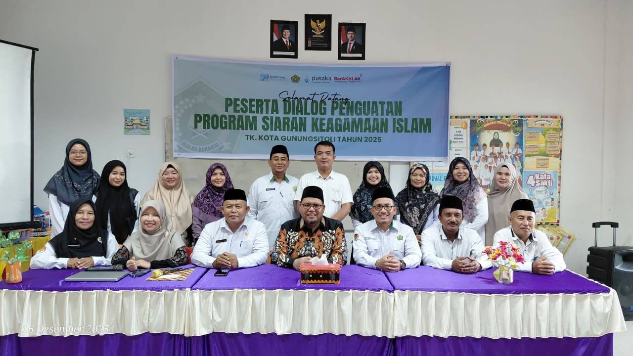 Ka. KUA Gunungsitoli ikuti Dialog Penguatan Siaran Keagaaman Kemenag Gunungsitoli Tahun 2025