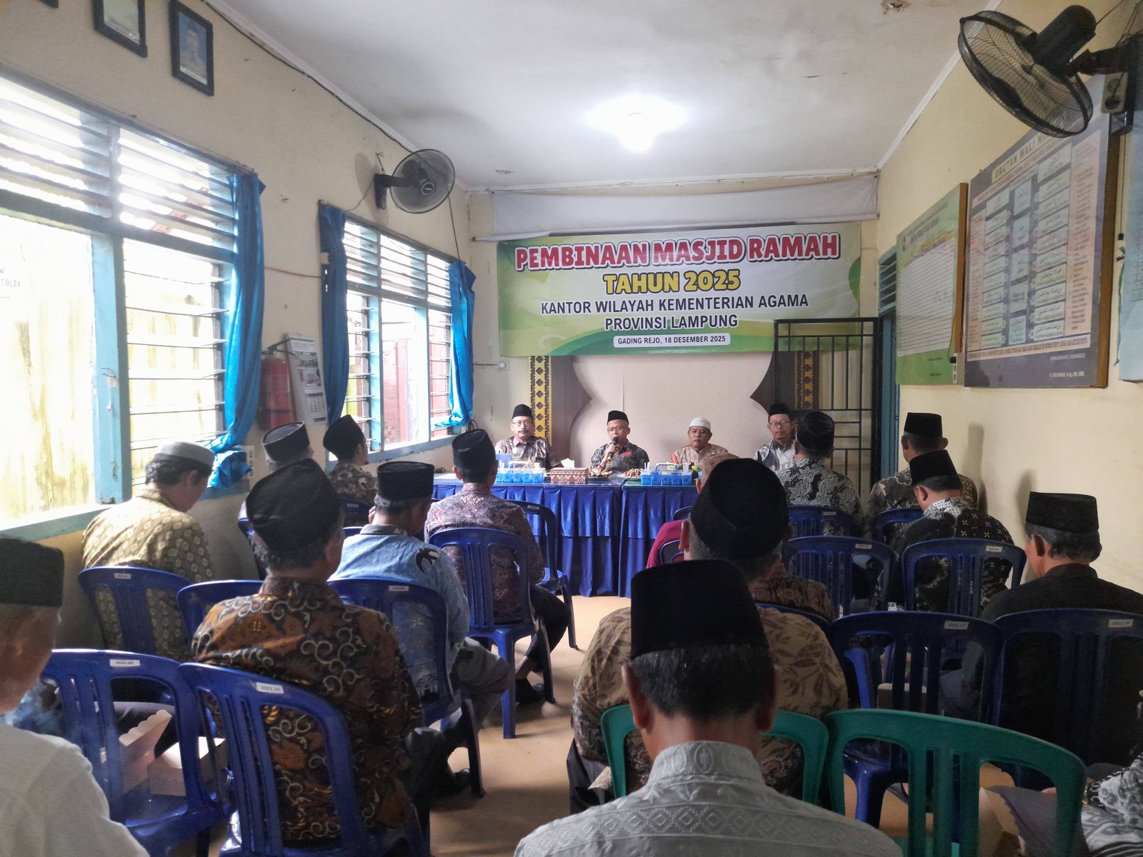 Pembinaan Masjid Ramah oleh Kanwil Kemenag Lampung Digelar di KUA Gadingrejo