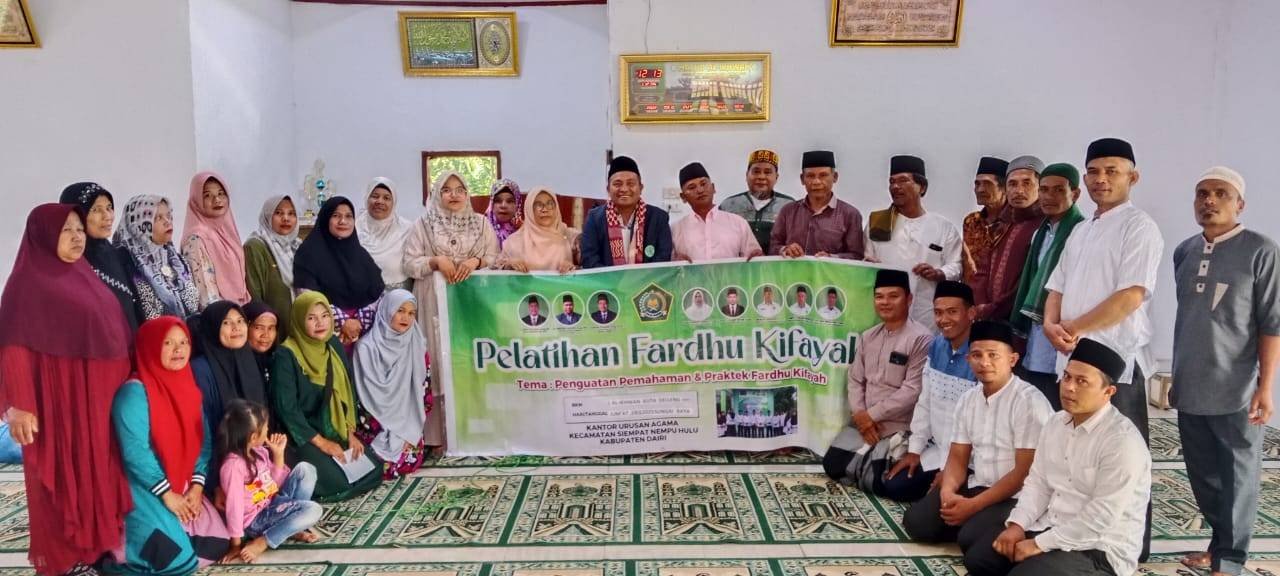 Pererat Syiar Islam, KUA Sinehu Gelar Praktik Fardhu Kifayah di BKM Al-Ikhwan