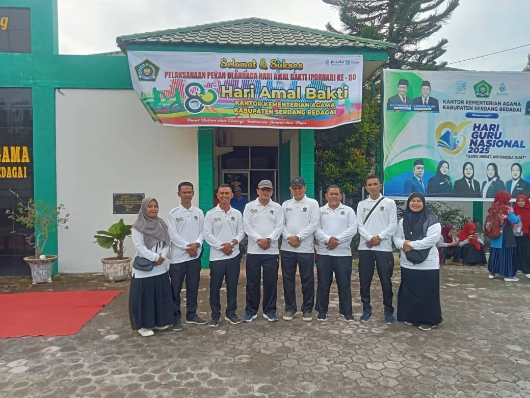 Pesona KUA Silinda dalam Menyemarakkan PORHAB ke-80 Kemenag Sergai