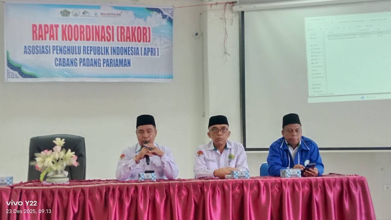APRI Padang Pariaman Gelar Rapat Periodik Desember 2025, Tegaskan Komitmen Pelayanan dan Disiplin Profesi