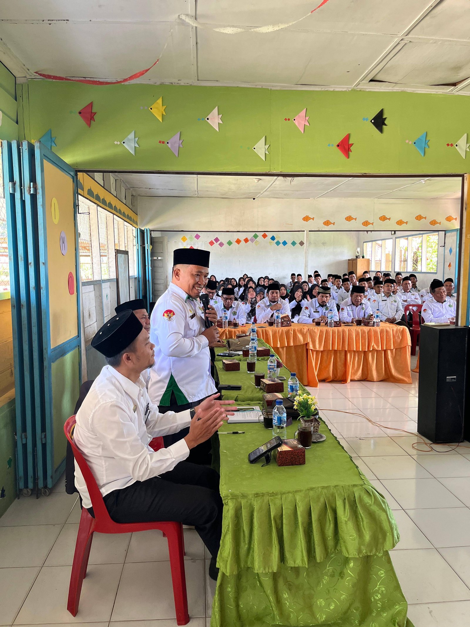 Tingkatkan Mutu Layanan, Ka KUA Sidikalang Tekankan Evaluasi Manajemen BMN dalam Rakor Bimas Islam Dairi