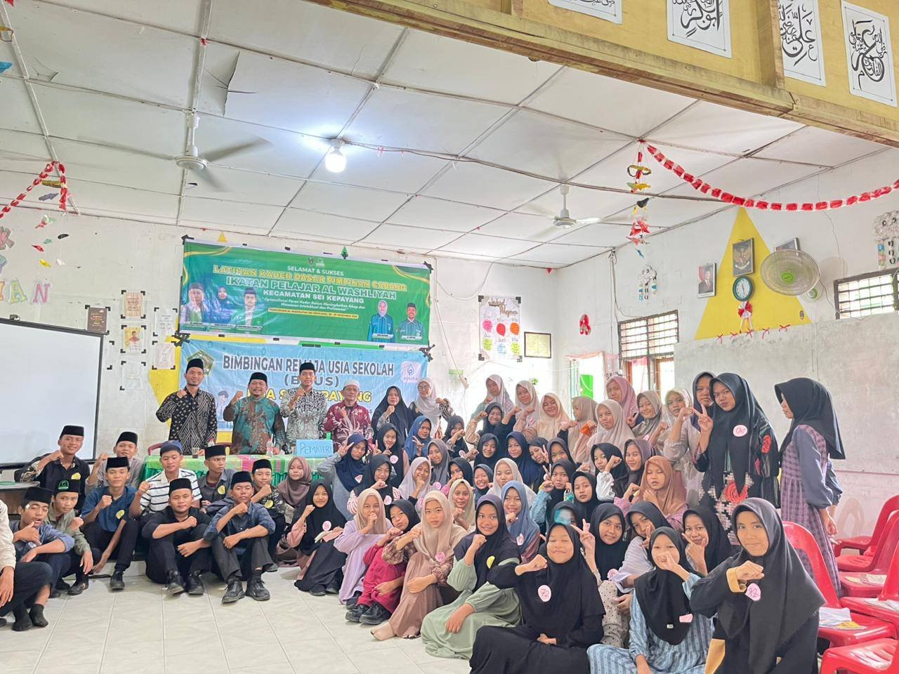 Perkuat Karakter Generasi Muda, KUA Sei Kepayang Adakan BRUS di Perguruan Al Washliyah
