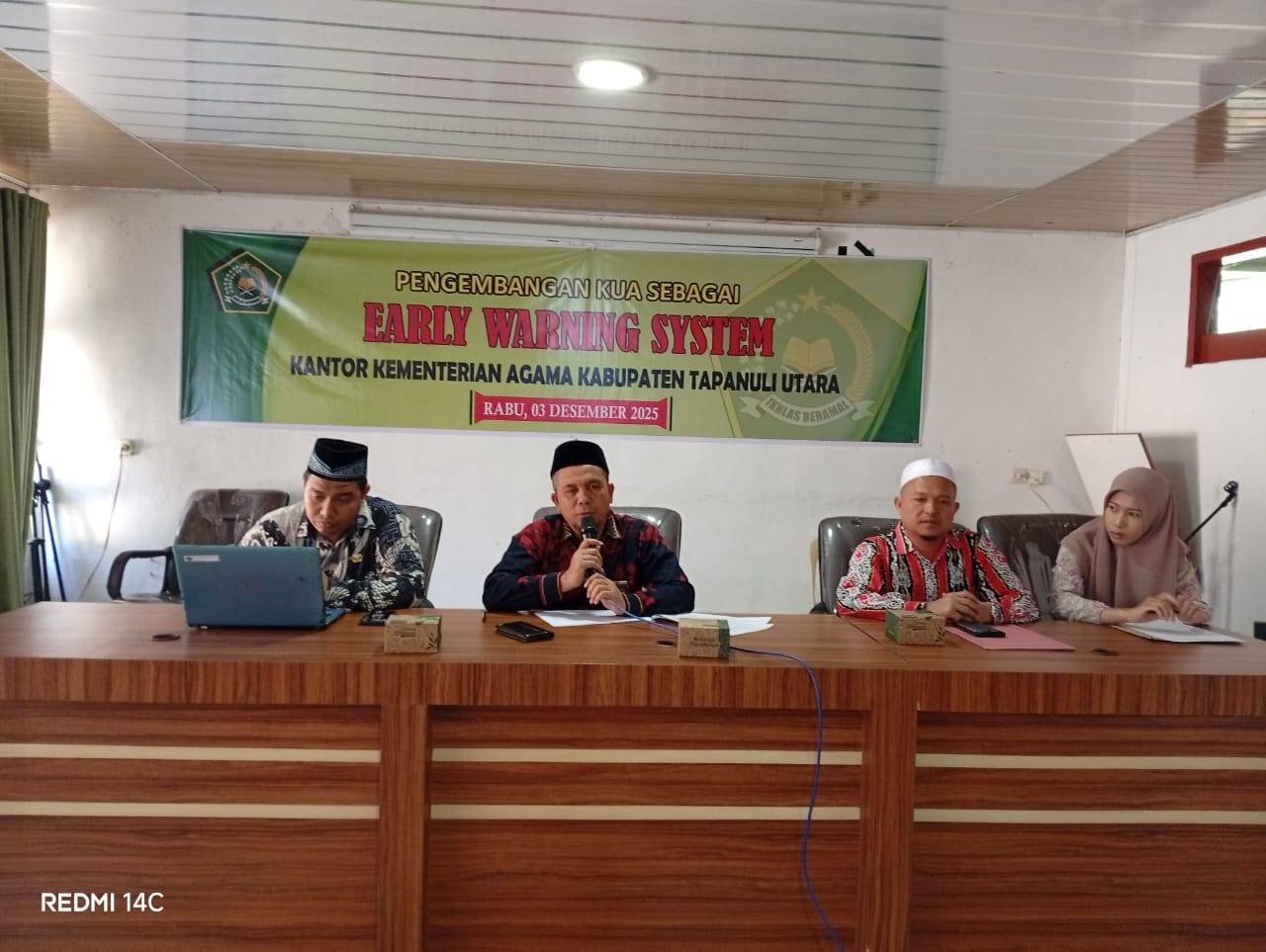 Kemenag Taput Laksanakan Pengembangan KUA Early Warning System (EWS) Pencegahan Konflik Keagamaan