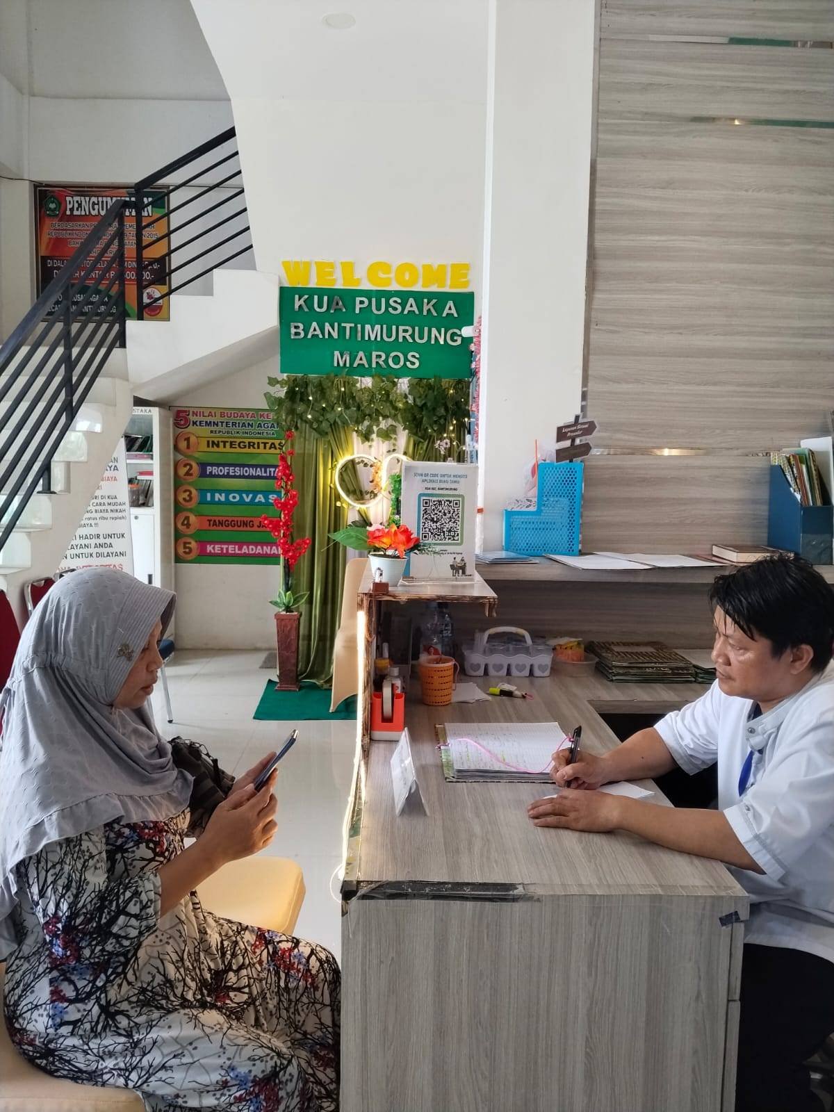 WFO Masa Cuti Bersama NATARU untuk Menjamin Keberlangsungan Layanan KUA Pusaka Bantimurung