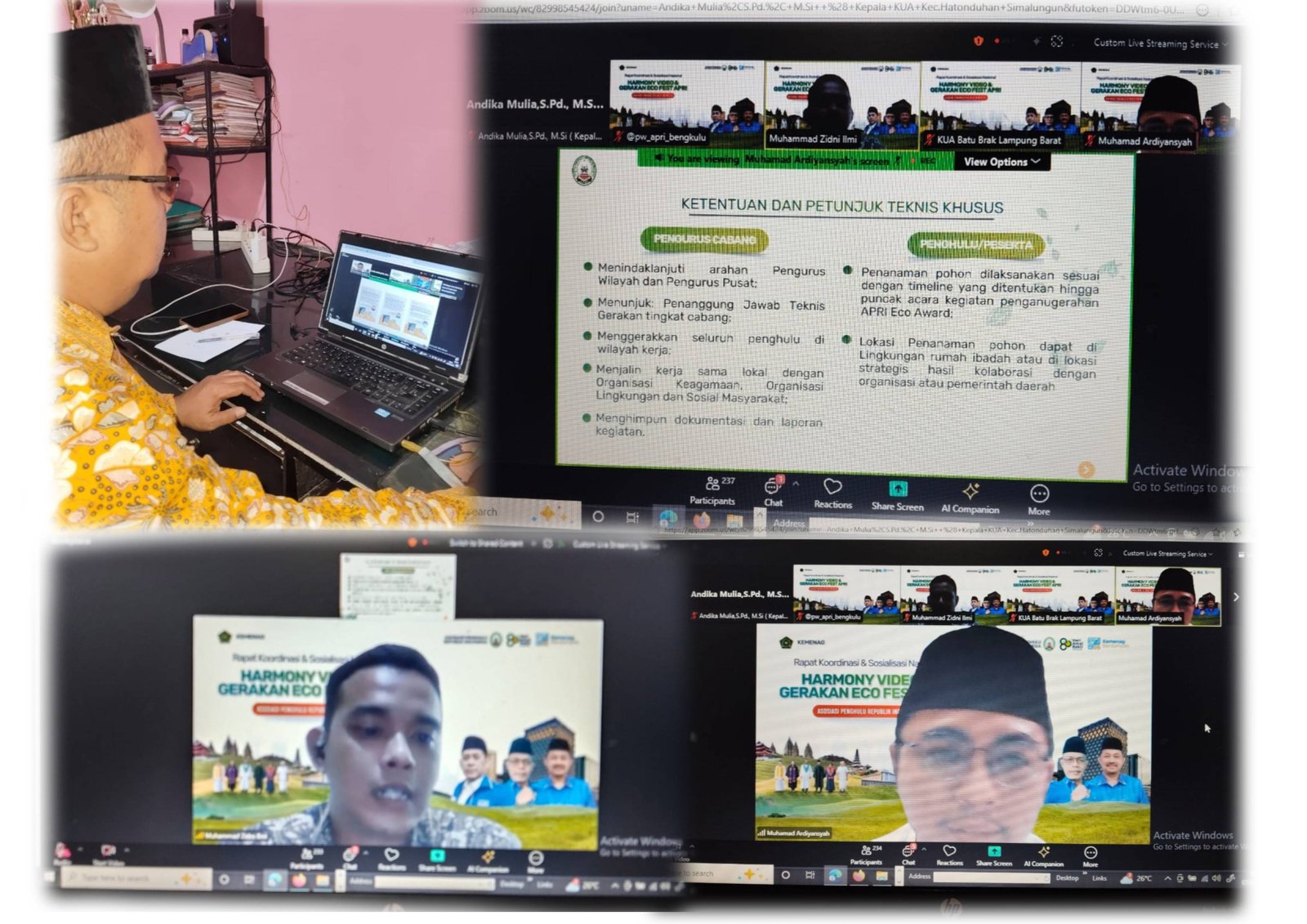 KUA Bosar Maligas Ikuti Sosialisasi Nasional Harmony Video & Eco Fest APRI Tahun 2026