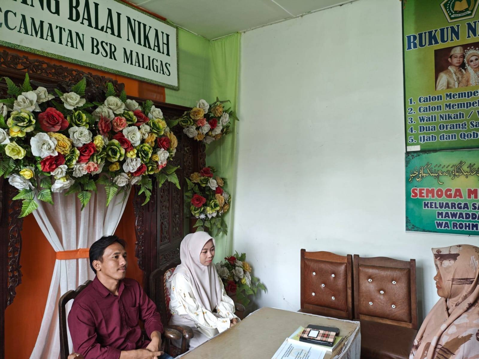 KUA Bosar Maligas Aktif Laksanakan Bimbingan Pra Nikah bagi Calon Pengantin