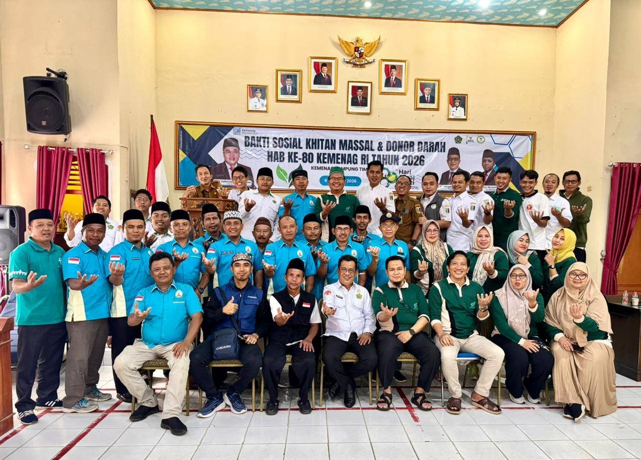 Kepala KUA Braja Selebah Hadiri Resepsi HAB 80
