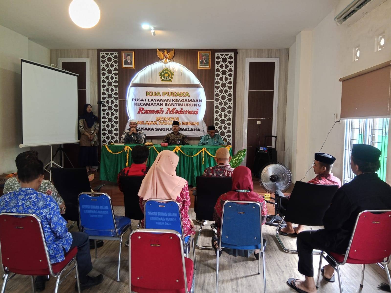 Kua Pusaka Bantimurung Rapat Persiapan Sosialisasi Kalibrasi Pengukuran Arah Kiblat Masjid dan Musolah
