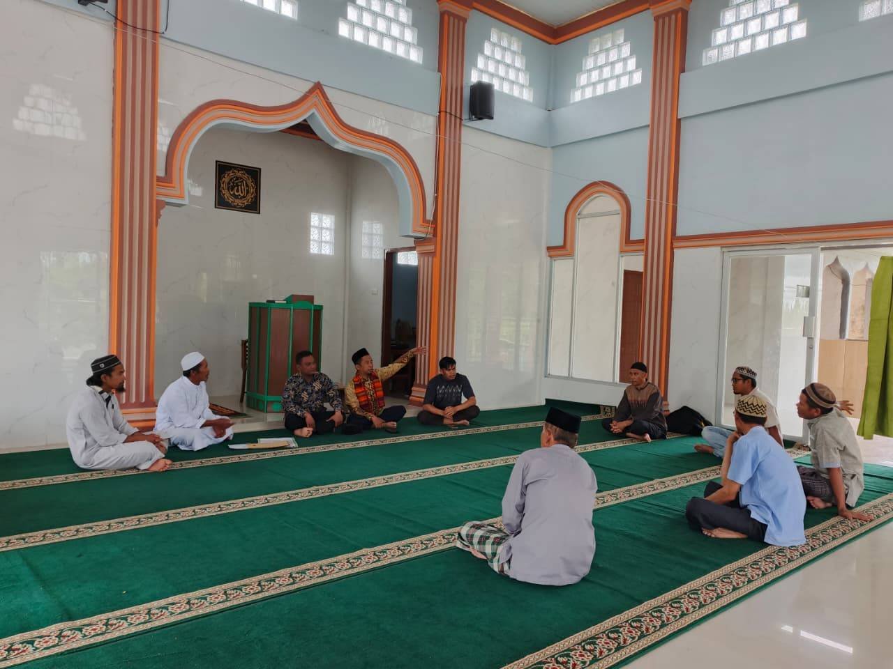 KUA Doloksanggul Laksanakan Bimbingan Kemasjidan di Masjid Amal Bakti Kecamatan Pollung