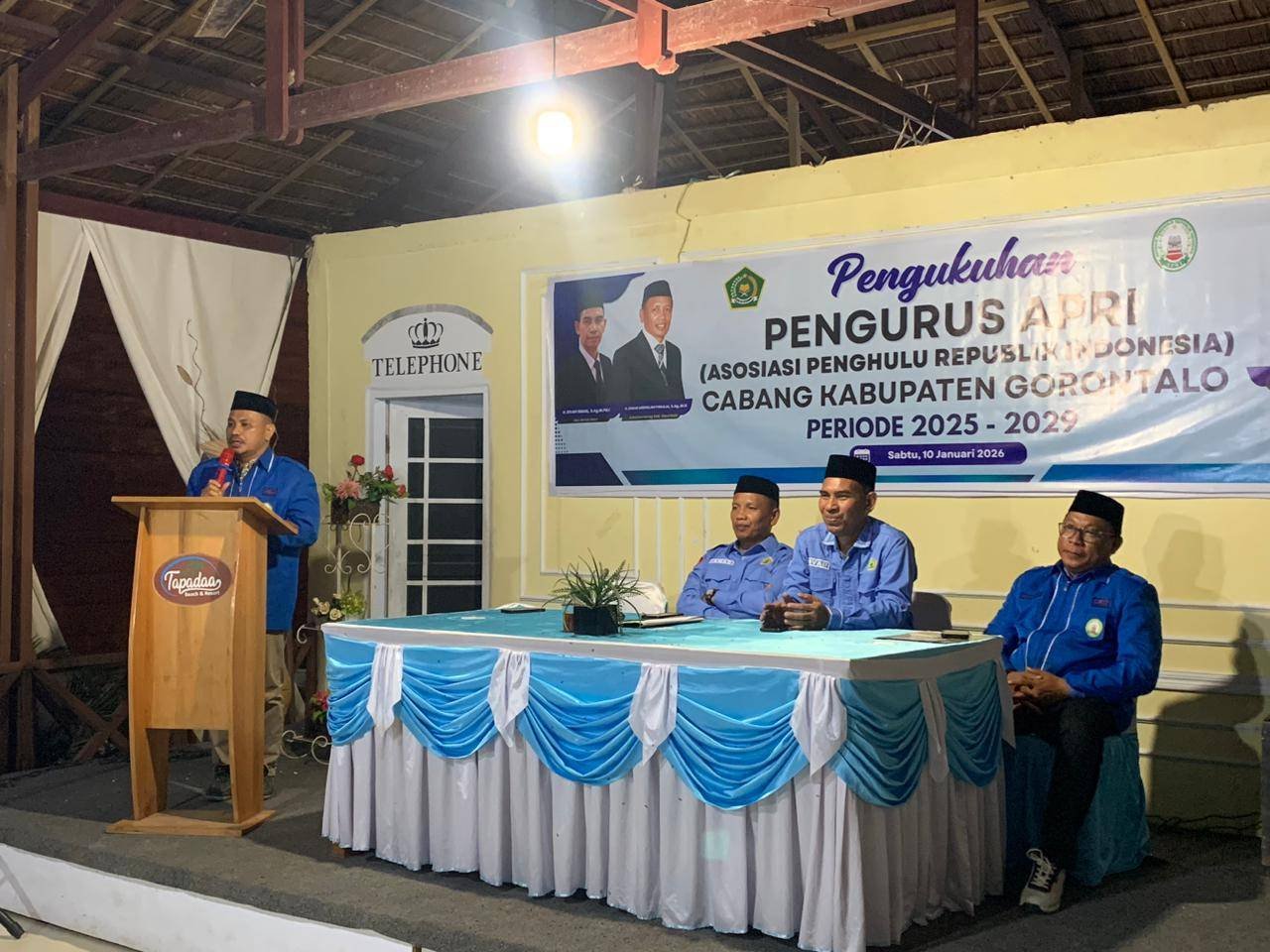 Ketua APRI Provinsi Gorontalo Tegaskan Penguatan Organisasi pada Pengukuhan APRI Kabupaten Gorontalo
