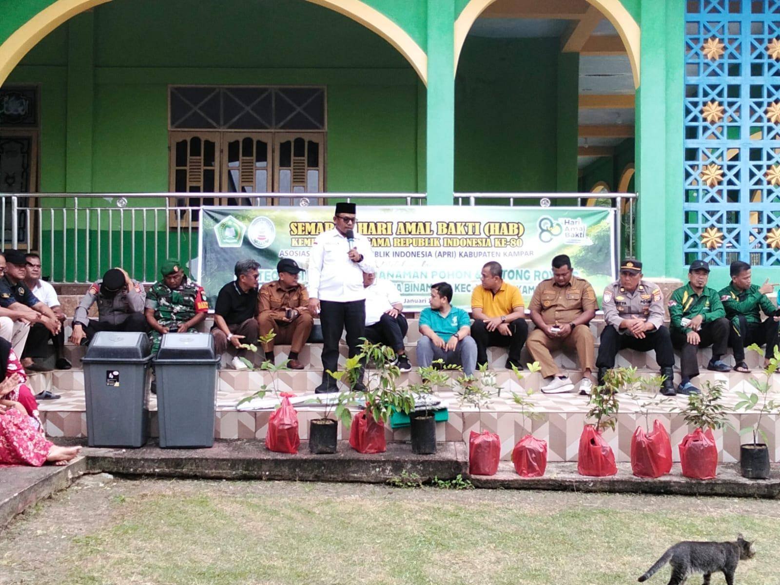 Wujudkan Spirit Ekoteologi, APRI Kampar Gelar Penanaman Pohon 