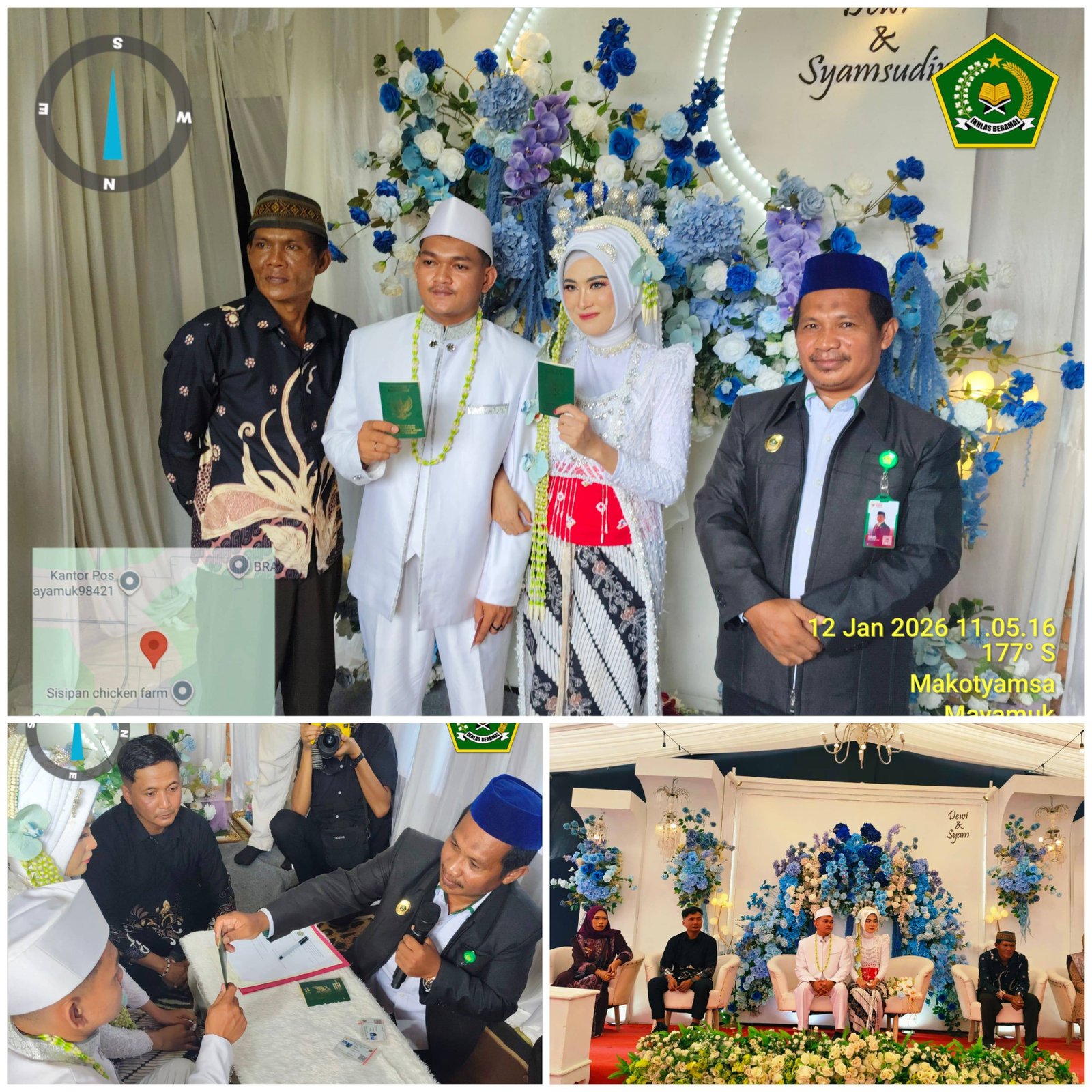 Momen Khidmat Ruslan Lapuasa Perdana Pimpin Akad Nikah dan Berikan Nasehat Perkawinan