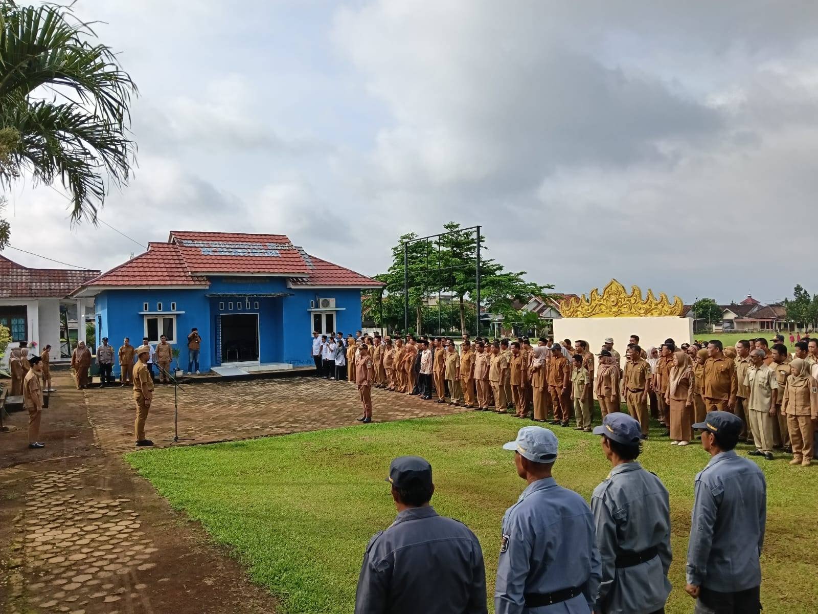 KUA Sekampung Udik Ikuti Apel Hari Desa 2026