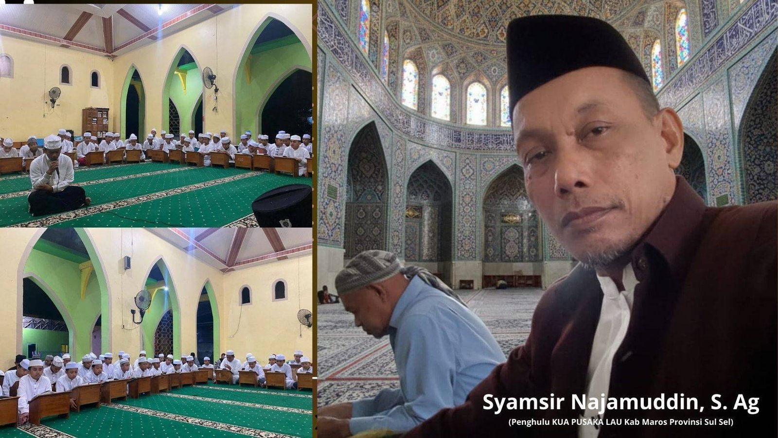 *Apresiasi Penghulu Pusaka KUA Lau kepada Ustaz Burhanuddin, ASN Penyuluh Agama.