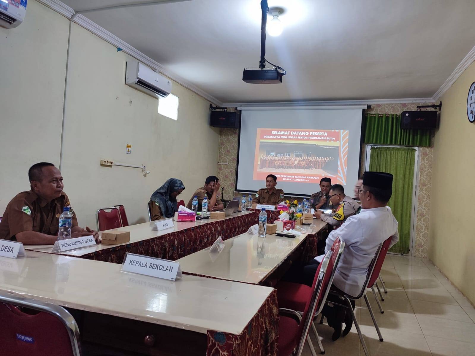 KUA Marga Tiga Dukung Penuh Lokakarya Mini Lintas Sektoral