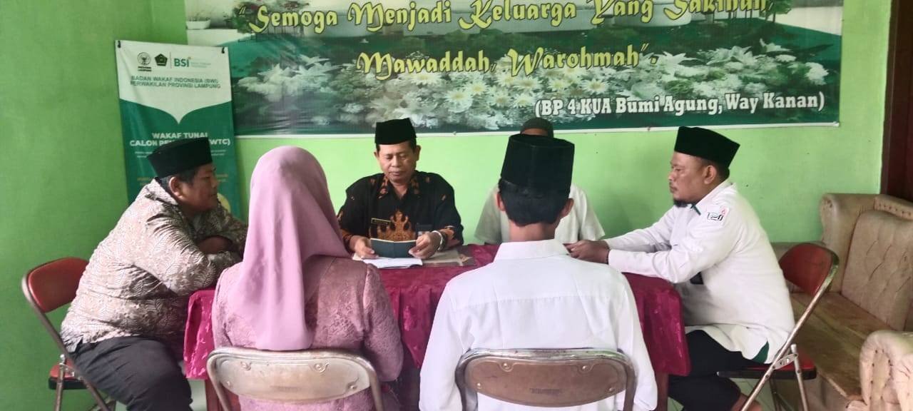 Catat Nikah Jumaidi & Sri Suwangi Agustina, H. Wastam Sampaikan Khutbah Nikah