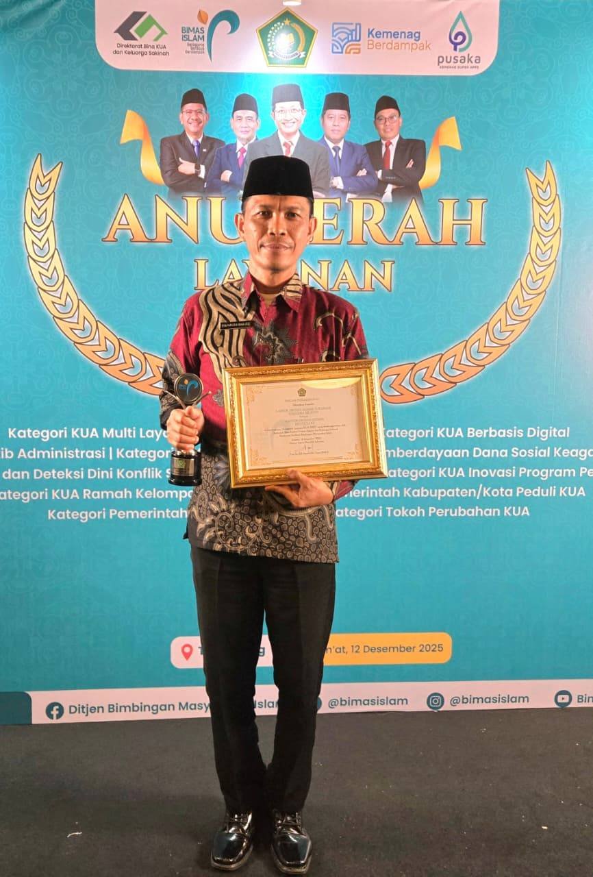 KUA Sukarami Meraih Penghargaan Tingkat Nasional KUA Awards 2025