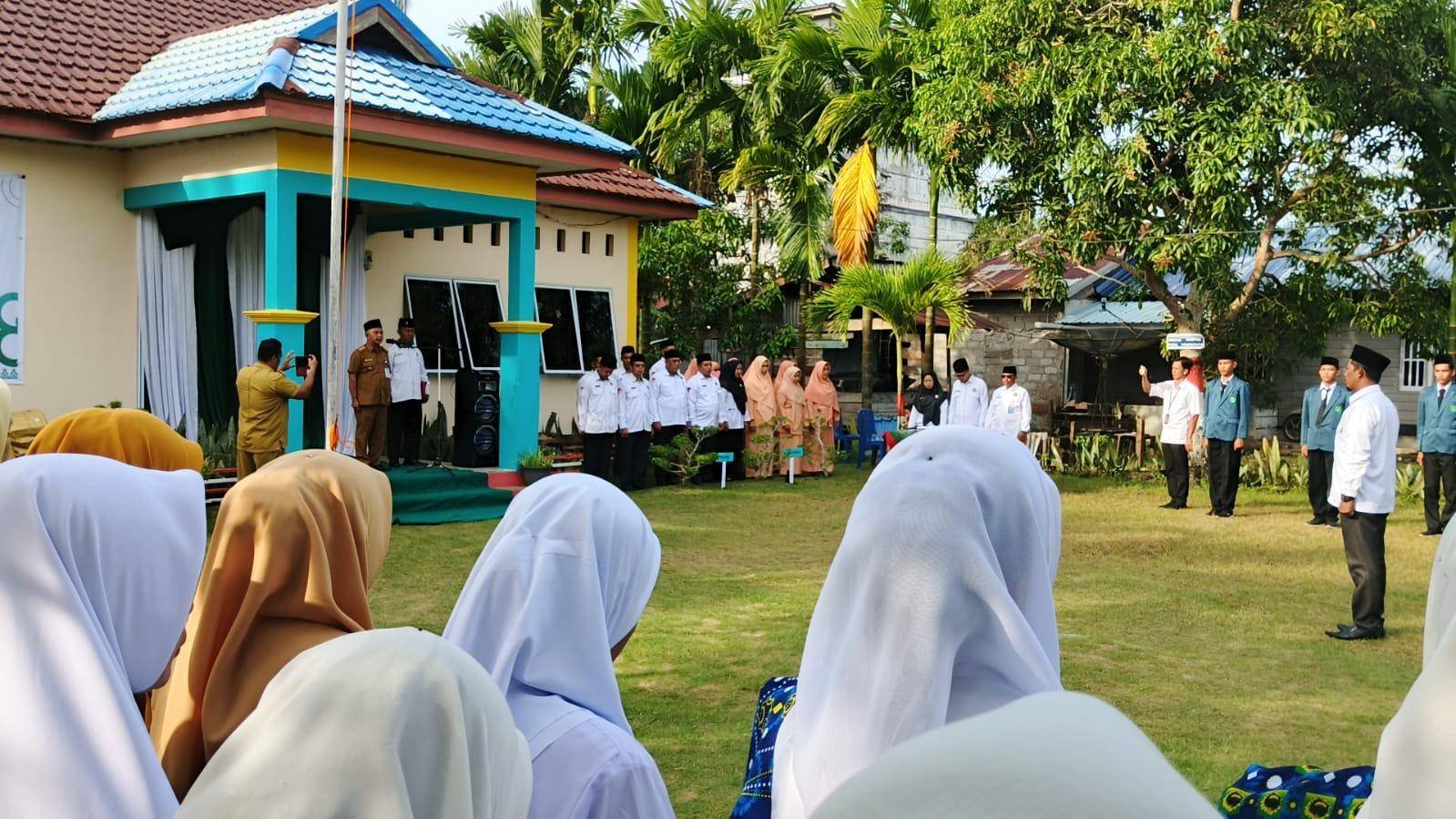 Tidak Hanya di Kabupaten, Upacara HAB ke-80 Kemenag Digelar di KUA Kec. Kuala Kampar