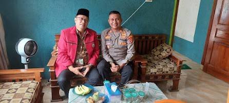 KUA Katibung Terima Silaturahmi Pamit Kapolsek AKP Rudi
