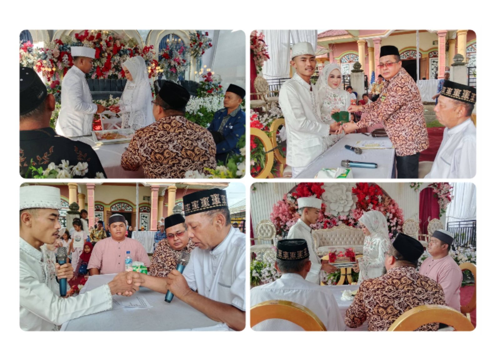 Ka. KUA Bosar Maligas Laksanakan Pencatatan Pernikahan di Nagori Parbutaran