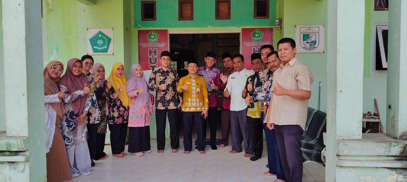 Estafet Kepemimpinan Kepala KUA Pangkalan Kerinci Resmi Berganti