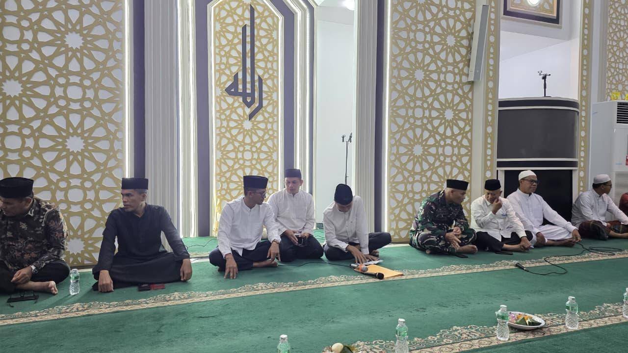 Perkuat Tata Kelola Umat, KUA Ujung Batu Hadiri Pembentukan Pengurus Masjid Besar Al Ihsan