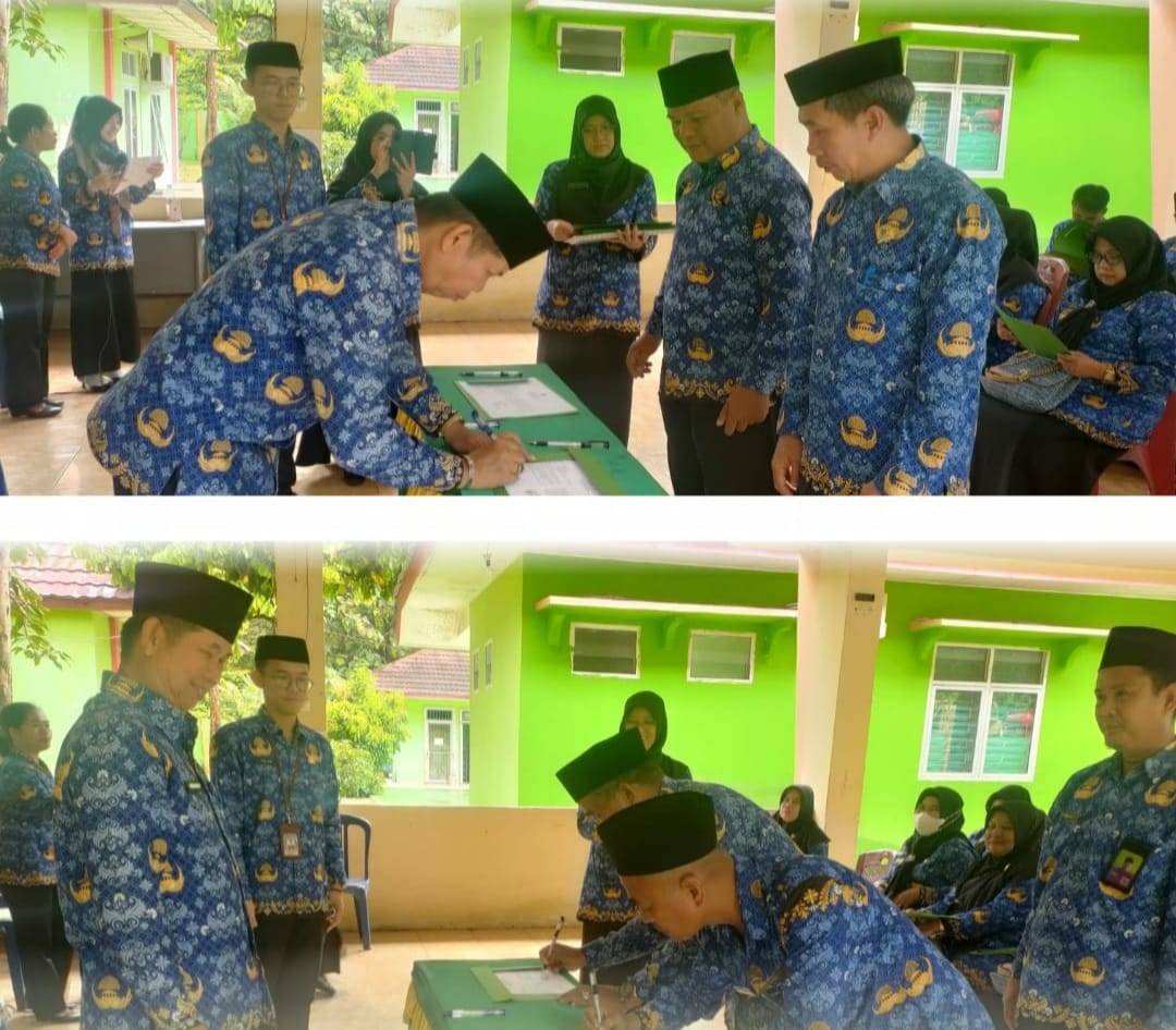 20 Penghulu Muara Enim Menandatangani Fakta Integritas dan Perjanjian Kerja